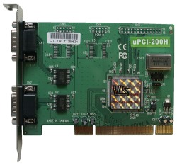 VScom 200H UPCI, a 2 Port RS232 PCI card, 16C950 UART