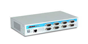 VScom ModGate 813RM, an 8 port Gateway from Modbus/TCP to Modbus/RTU/ASCII and vice versa