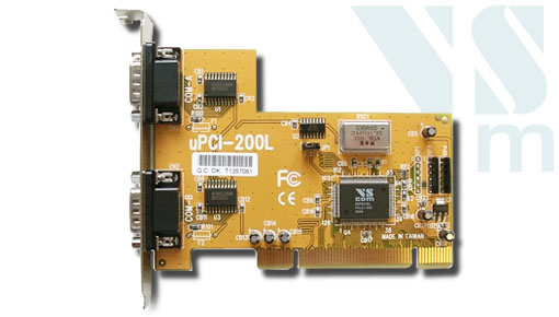 VScom 200L UPCI, a 2 Port RS232 PCI card, 16C550 UART