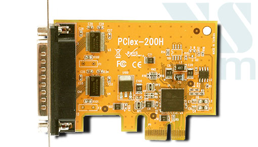 VScom 200E PCIex, a 2 Port RS232 PCI Express x1card, 16C950 UART