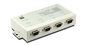 Vscom USB-4COMi Si-M, an USB to 4 x RS422/485 serial port converter DB9 connector, isolated signals